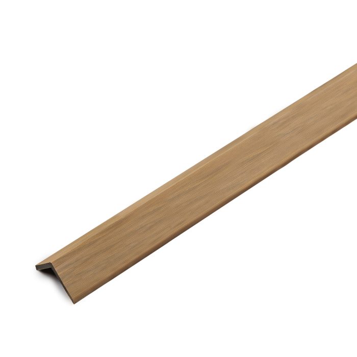 WPC kutni L-profil Premium Winchester Oak 50×50 mm za letvičaste zidne obloge – 2,9 m