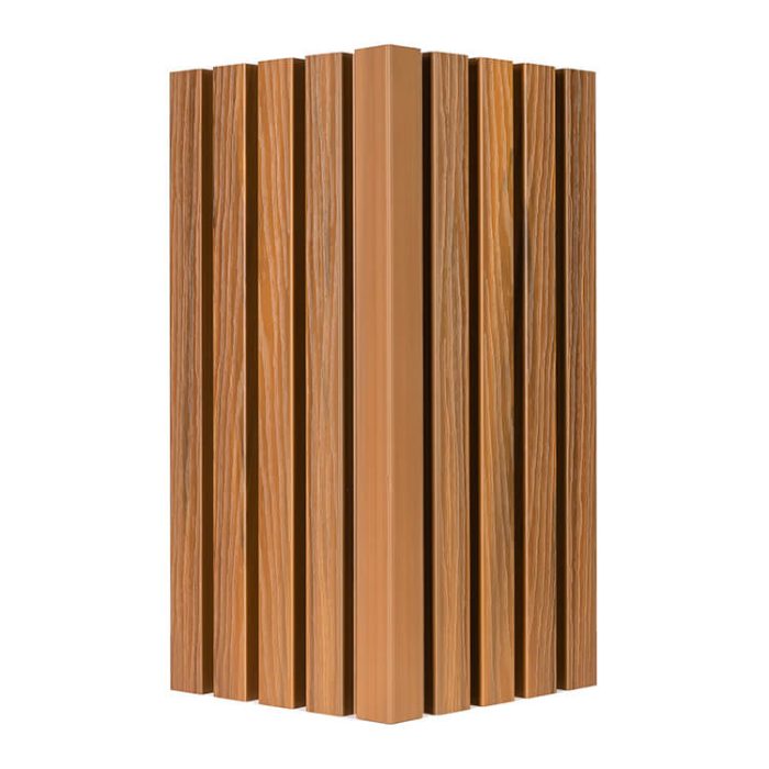 WPC Corner Trim for Slatted Cladding Premium Amber 36.5 mm – 2.9 m - Image 3