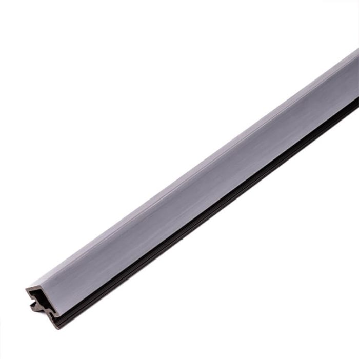 WPC L-profil za zidne obloge Premium Gray 36.5 mm – 2.9 m