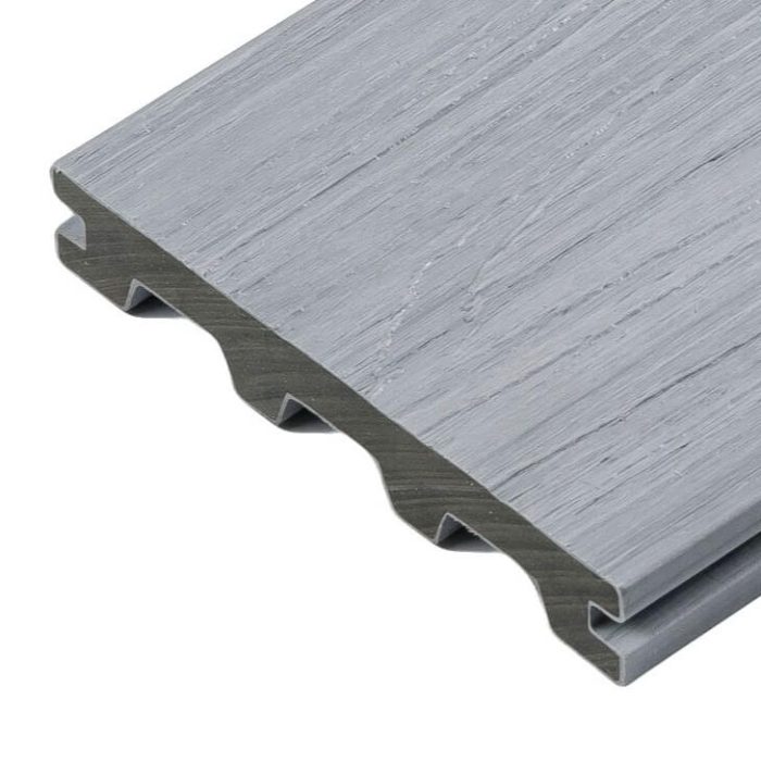 Solid Premium Composite Decking Board Light Gray – 3 m - Image 3