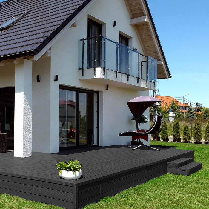 Standard 15 Composite Decking Board Anthracite – 4 m - Image 2