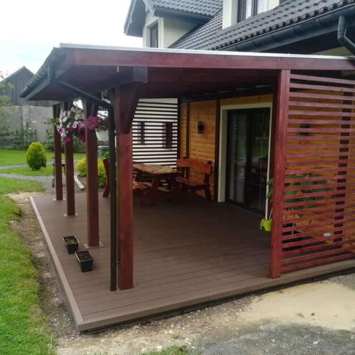 Standard 15 Composite Decking Board Brown – 4 m - Image 5