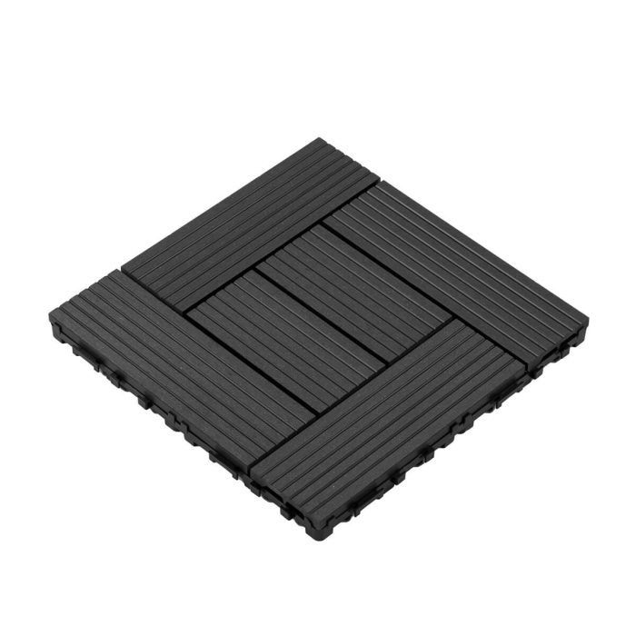 Standard WPC podna obloga 1 Anthracite 30 x 30 x 2,5 cm