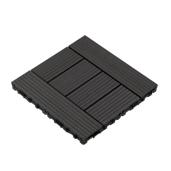 Standard WPC podna obloga 2 Anthracite 30 x 30 x 2,5 cm