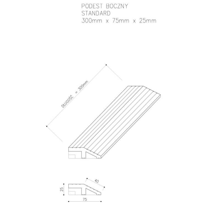Composite Side Decking Tile Anthracite - Image 3