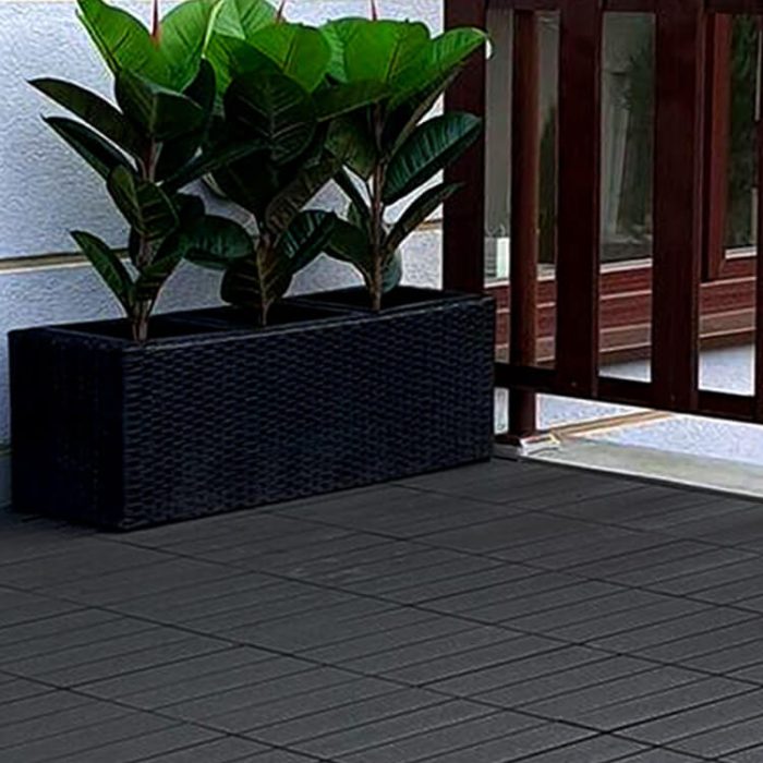 Composite Right Corner Decking Tile Anthracite - Image 6
