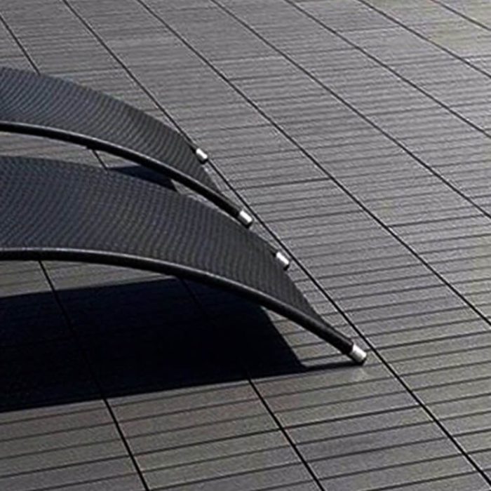 Composite Right Corner Decking Tile Anthracite - Image 8