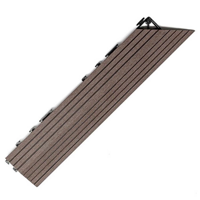 WPC podna obloga, desni kut Dark Brown