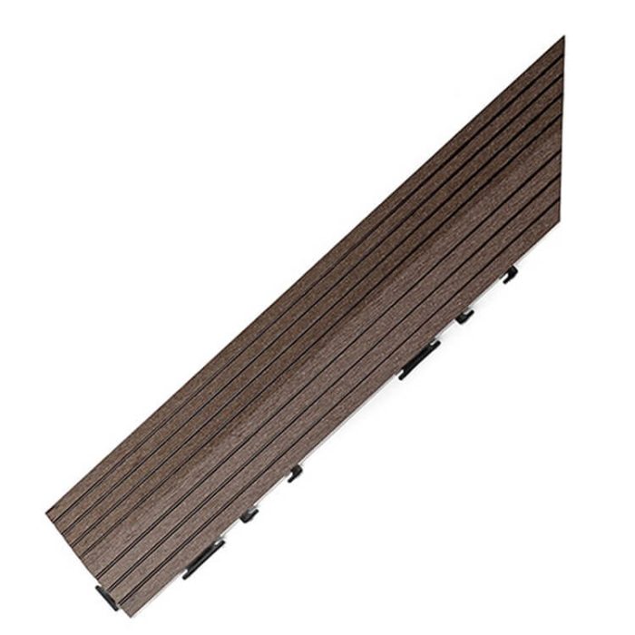 WPC podna obloga, lijevi kut Dark Brown