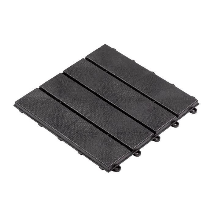Decking Tile Uni-Floor Classic Anthracite 30 x 30 x 1,8 cm - Image 2