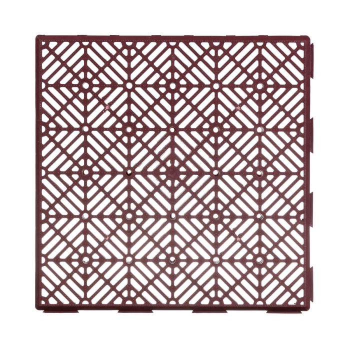 Podna obloga Uni-Floor Grid Burgundy 29 x 29 x 1,5 cm