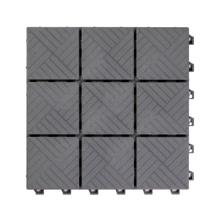 Podna obloga Uni-Floor Square Gray 29 x 29 x 2 cm