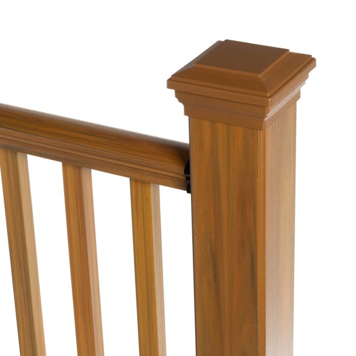 Composite Railing Amber – 8 balusters – 140 x 113 (1 post) - Image 4