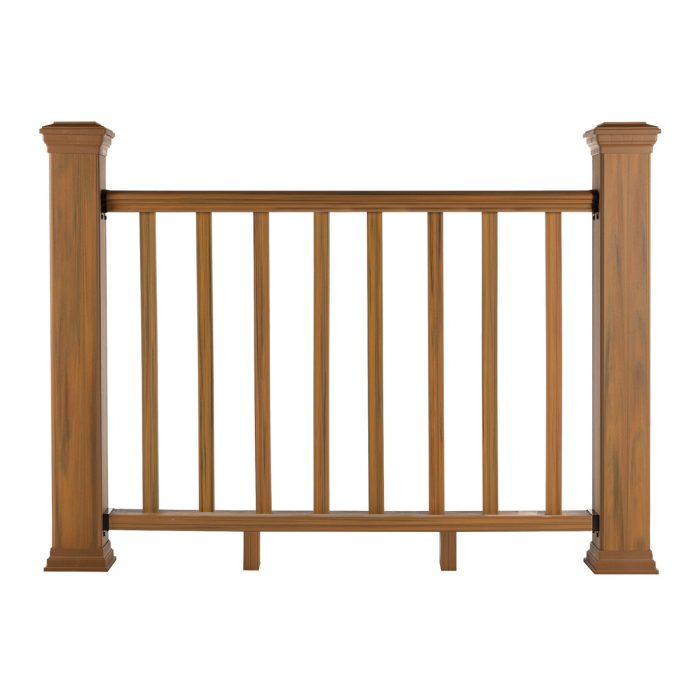 WPC ograda Amber – 8 balustera – 157 x 113 cm (2 stupa)