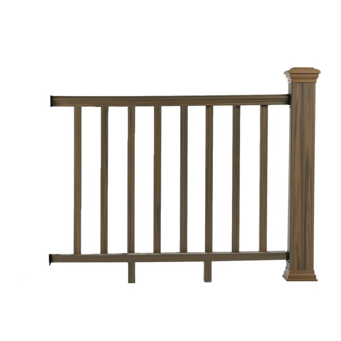 WPC ograda Teak – 8 balustera – 140 x 113 (1 stup)