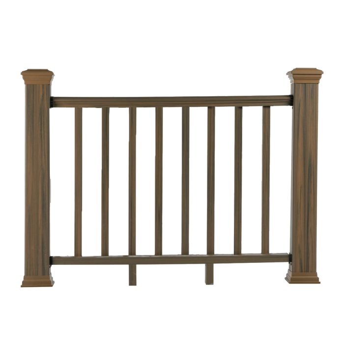 WPC ograda Teak – 8 balustera – 157 x 113 cm (2 stupa)