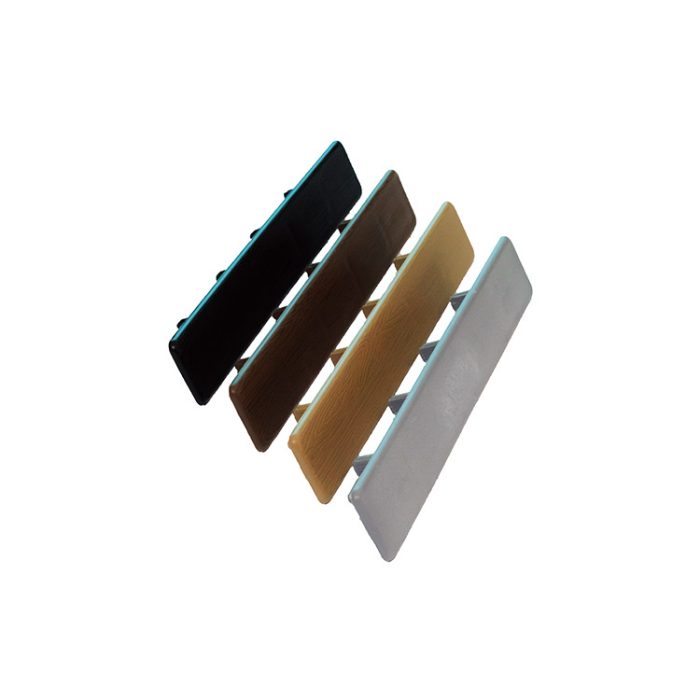 End Cap for WPC Board Standard 15 Light Gray - Image 2