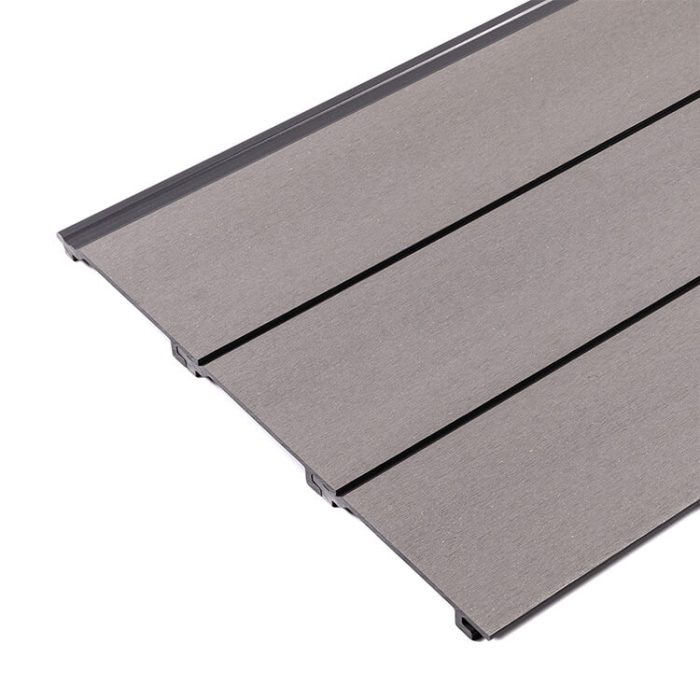Standard WPC zidna obloga Light Gray- 3,2 m